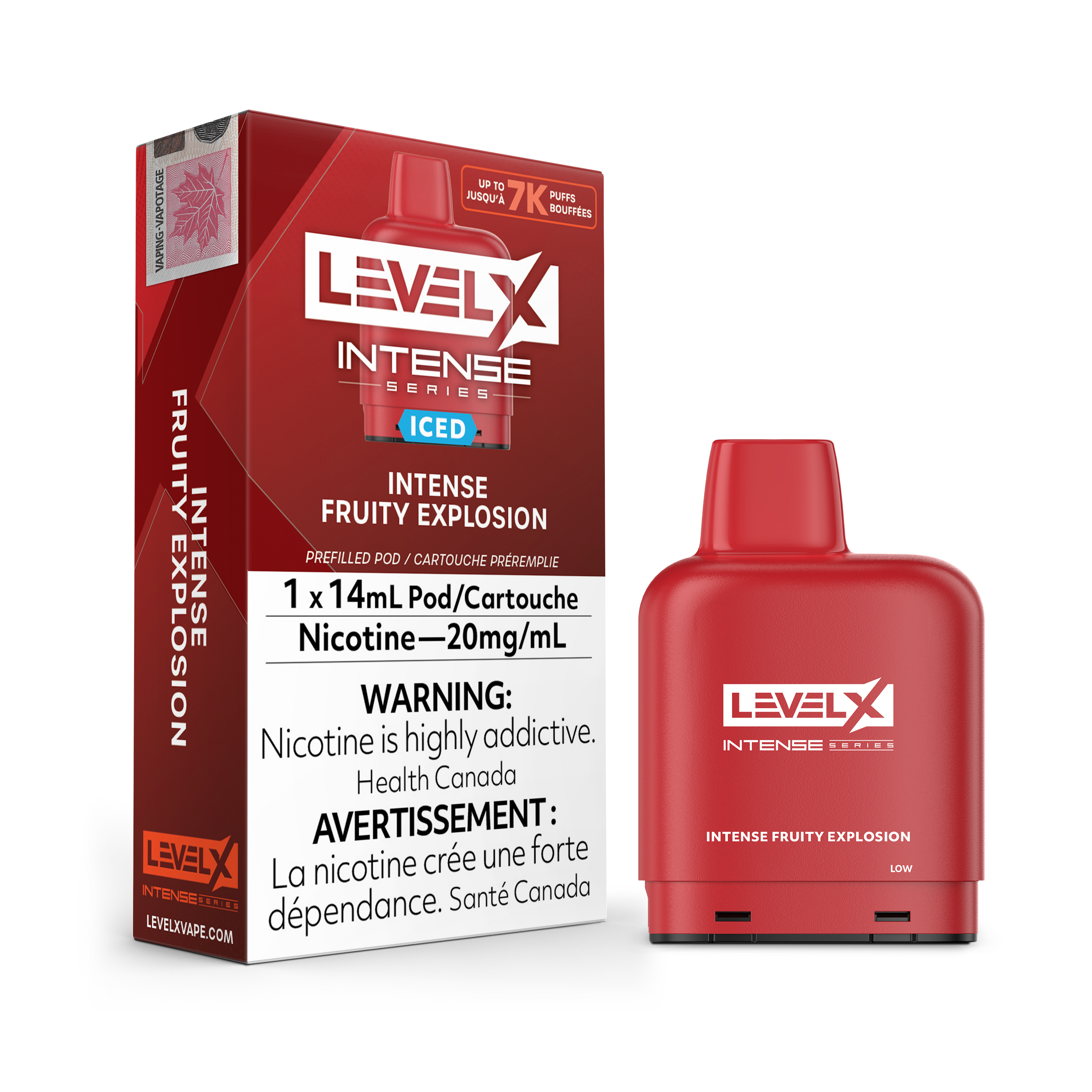 Level X Intense 7k Pods - Fruity Explosion Iced