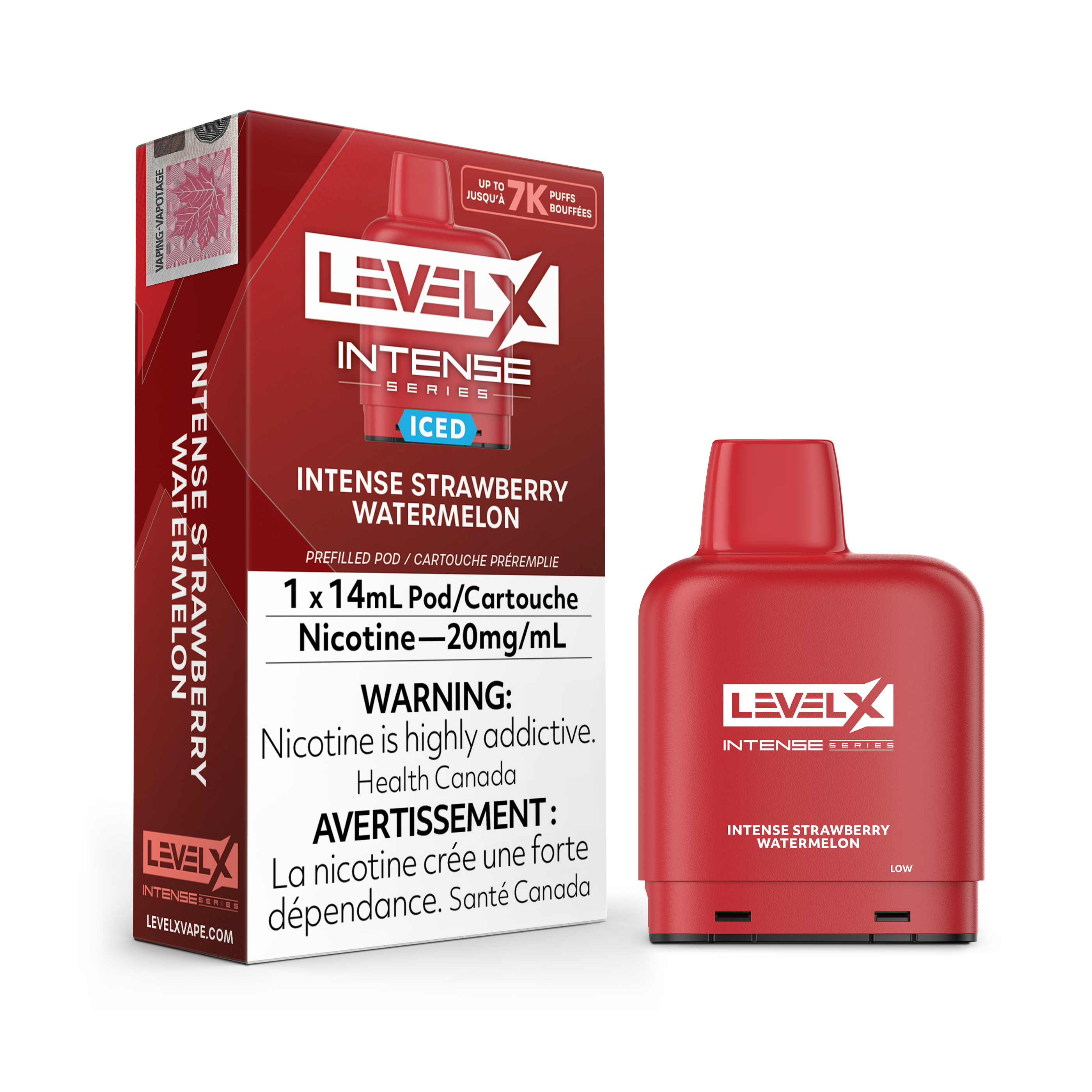 Level X Intense 7k Pods - Strawberry Watermelon Iced