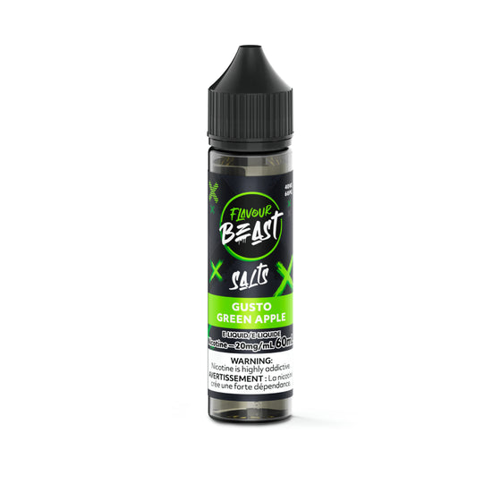 Flavour Beast Salt 60ml- Gusto Green Apple