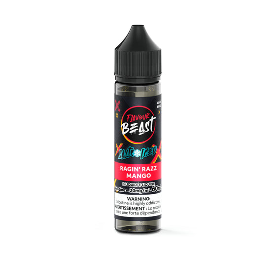 Flavour Beast Salt 60ml- Ragin' Razz Mango (ICED)